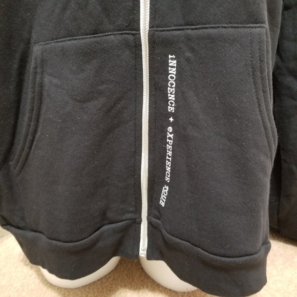 U2 hoodie XL U2ie Tour iNNOCENCE + eXPERIENCE concert graphic zip band merch - Picture 6 of 13